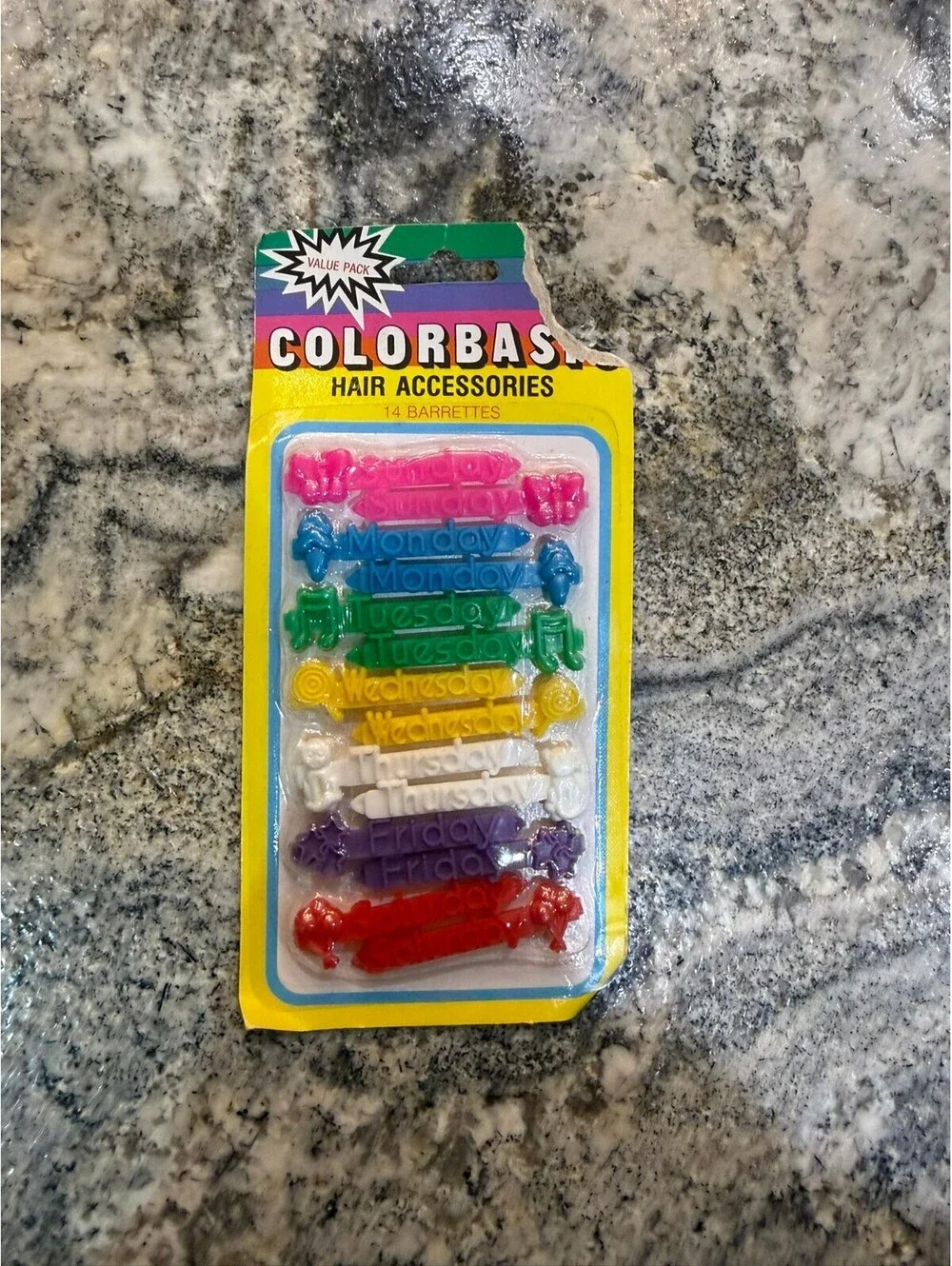 Colorbas Multi-Color Plastic Hair Barrettes Set